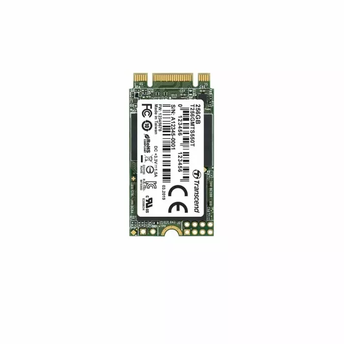 Transcend MTS550T M.2 256 GB Internal SSD Hard Drive, TS256GMTS550T