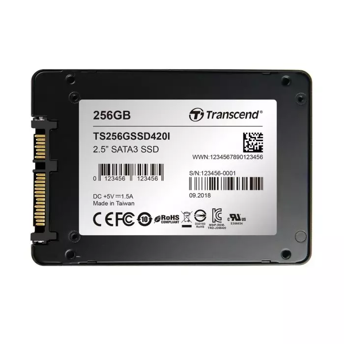 Transcend SSD420 63.5 mm (2.5 inch) 256 GB Internal SSD, TS256GSSD420I