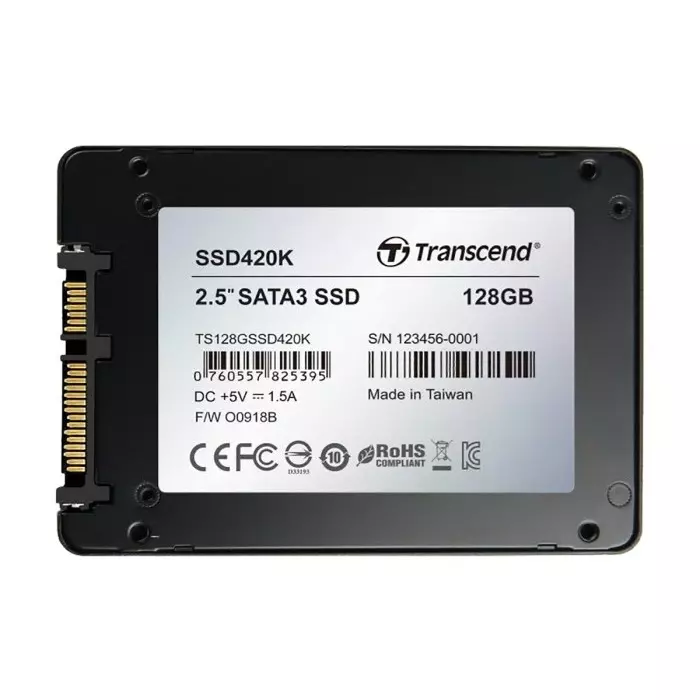 Transcend SSD420 63.5 mm (2.5 inch) 128 GB Internal SSD, TS128GSSD420K