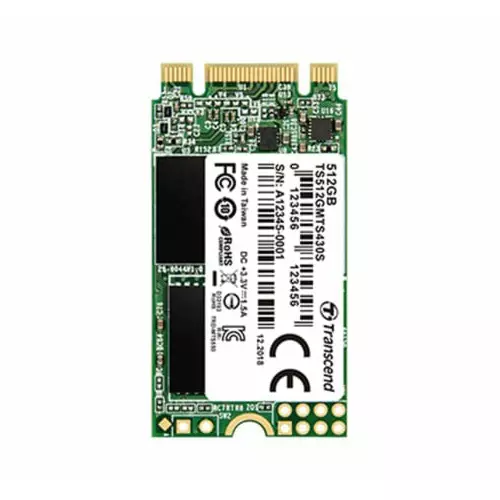 Transcend MTS430S M.2 256 GB Internal SSD, TS256GMTS430S