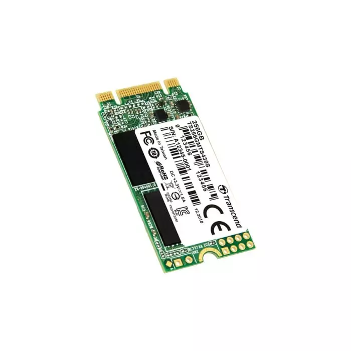 Transcend MTS430S M.2 256 GB Internal SSD, TS256GMTS430S