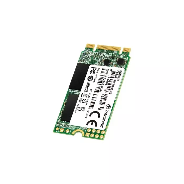 Transcend MTS430S M.2 256 GB Internal SSD, TS256GMTS430S