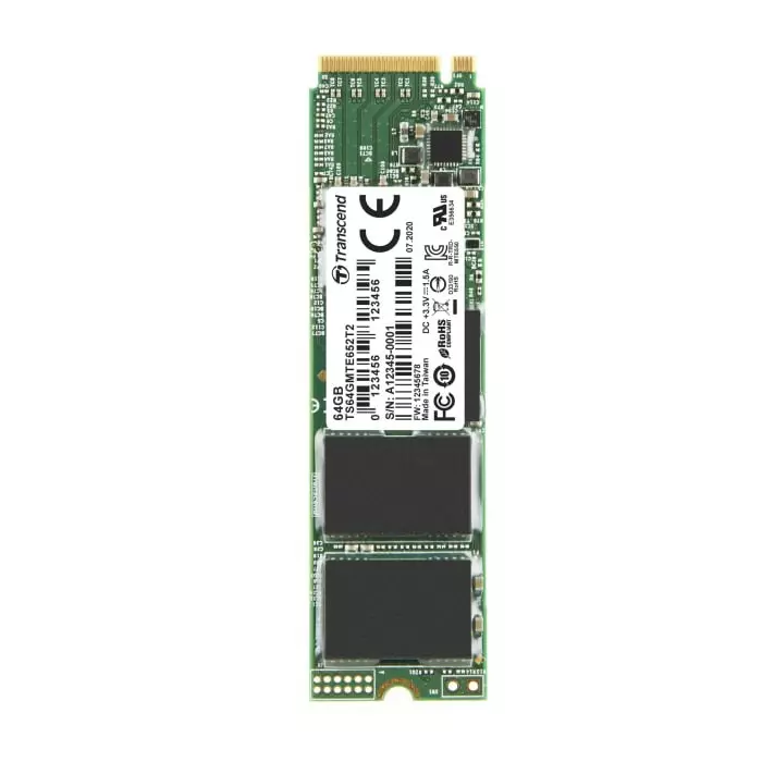 Transcend MTE652T2 M.2 64 GB Internal SSD, TS64GMTE652T2