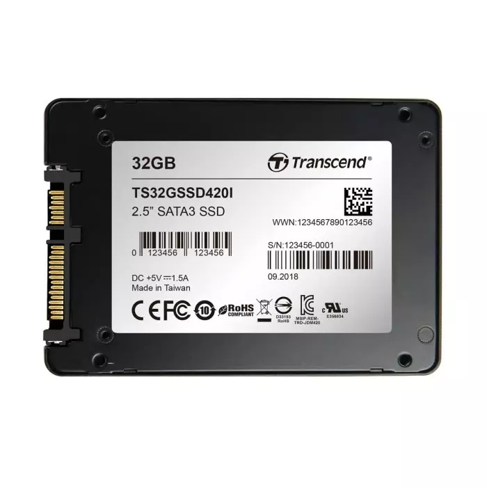 Transcend SSD420 63.5 mm (2.5 inch) 32 GB Internal SSD, TS32GSSD420I