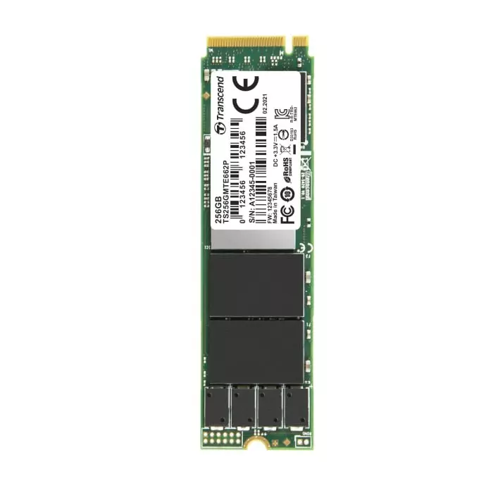 Transcend MTE662P M.2 256 GB Internal SSD, TS256GMTE662P