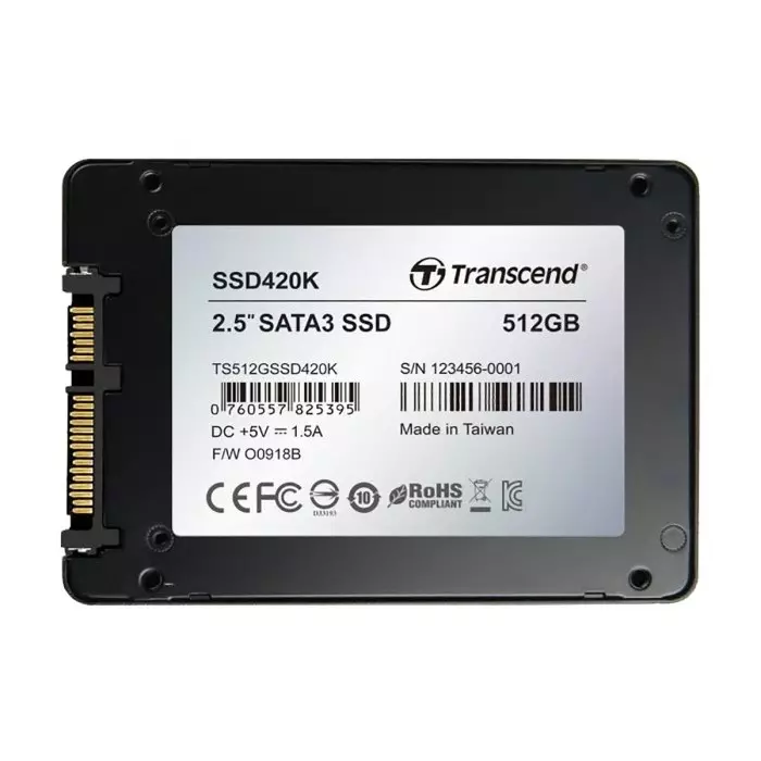 Transcend SSD420 63.5 mm (2.5 inch) 512 GB Internal SSD, TS512GSSD420K