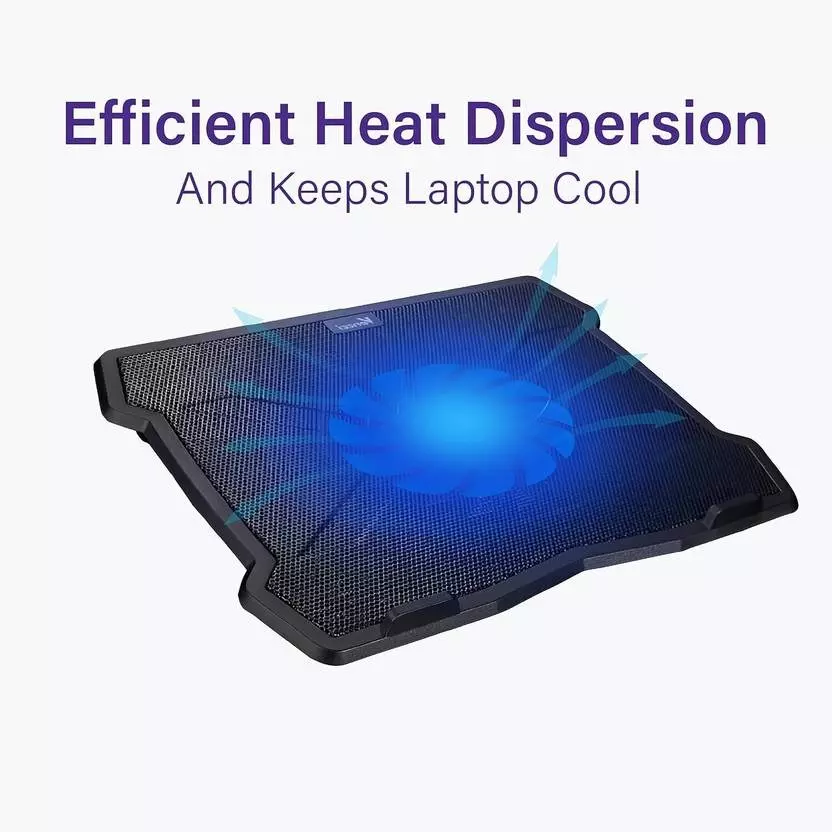 GEONIX Cooling Pad with Adjustable Height&nbsp;Black 396.24 mm (15.6 inch), GXCLAPB01