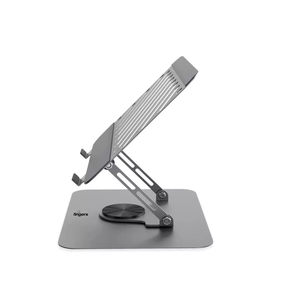 fingers-laptop-stand-premium-carbon-steel-alloy-material-360-flexibility-foldable-gun-grey-color-elevate