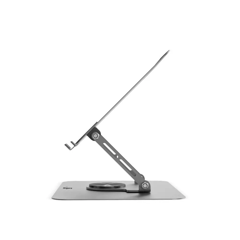 fingers-laptop-stand-premium-carbon-steel-alloy-material-360-flexibility-foldable-gun-grey-color-elevate