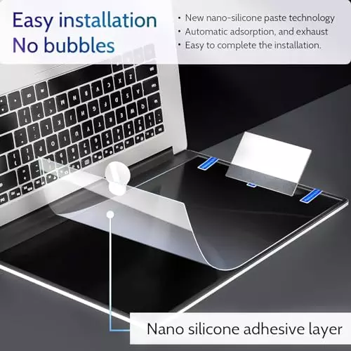 PremiumAV 15.6 inch Laptop Screen Guard Transparent with 3-Layer Protection for Notebook, Ultrabook, LED & LCD Screens