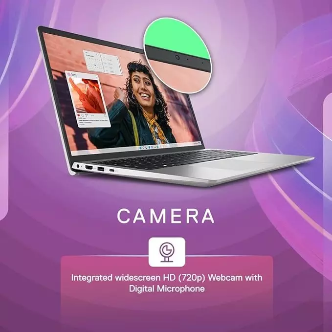 Dell Inspiron 3530 Laptop Intel I5-1334U 8 GB/512 GBSSD 15.6 inch (39.62 cm) Integrated Graphics Win 11 + MS Office H&S 2021 Platinum Silver, OIN353034011RINS1M