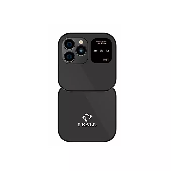 Ikall Flip Keypad Mobile Phone 1.8 inch (45.72 mm) Display, 2000 mAh Battery, 2G GSM, FM Radio, MP3 Player, IK-A5-BLK