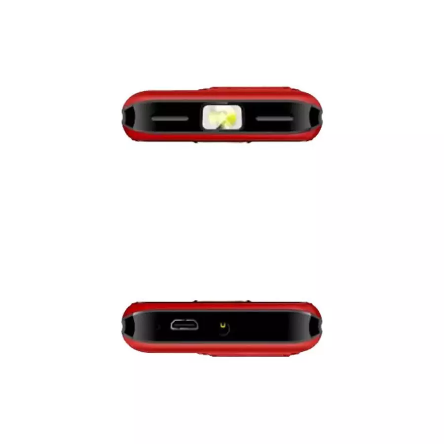 I Kall I8 4G Dual Sim Keypad Phone Red (2.4 Inch) 60.96 mm Screen Size 2500 mAh Battery Capacity