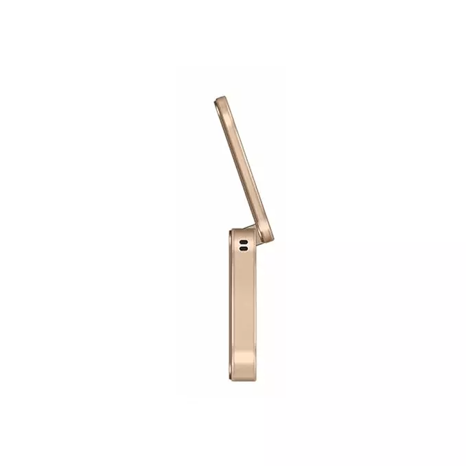 Ikall Flip Keypad Mobile Phone 1.8 inch (45.72 mm) Display, 2000 mAh Battery, 2G GSM, FM Radio, MP3 Player, IK-A5-GLD