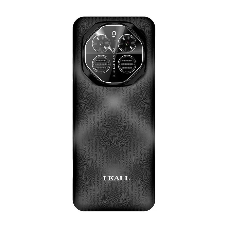 I kall 4 G Keypad Mobile Phone 2.4 Inch (6.096 cm) HD Display Dual Sim Black 2500 MAh, IK-I4-BLACK