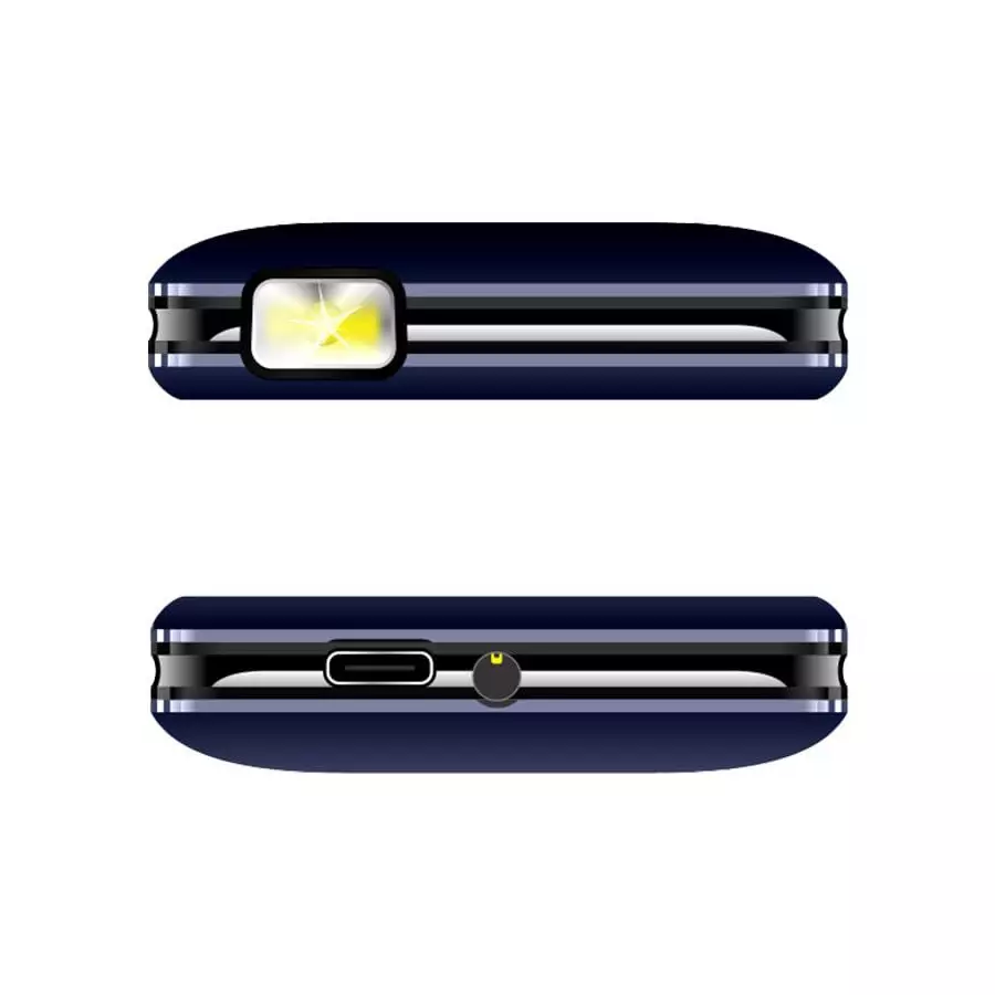 I kall 4 G Keypad Mobile Phone 2.4 Inch (6.096 cm) HD Display Dual Sim Blue 2500 MAh, IK-I4-BLUE