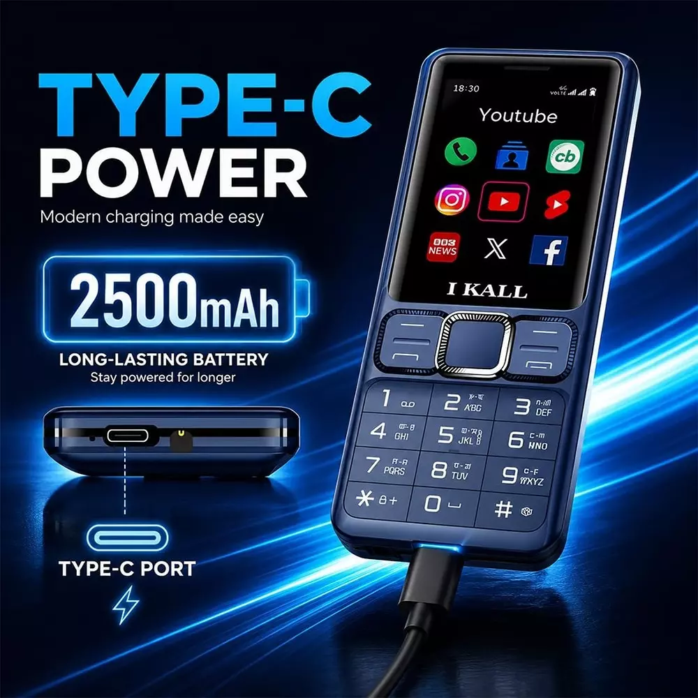 i-kall-i7-4g-keypad-mobile-phone-asr-3601-48-mb-ram-dual-sim-2500-mah-battery-1-mp-rear-camera-blue-ikl-i7mob-blu