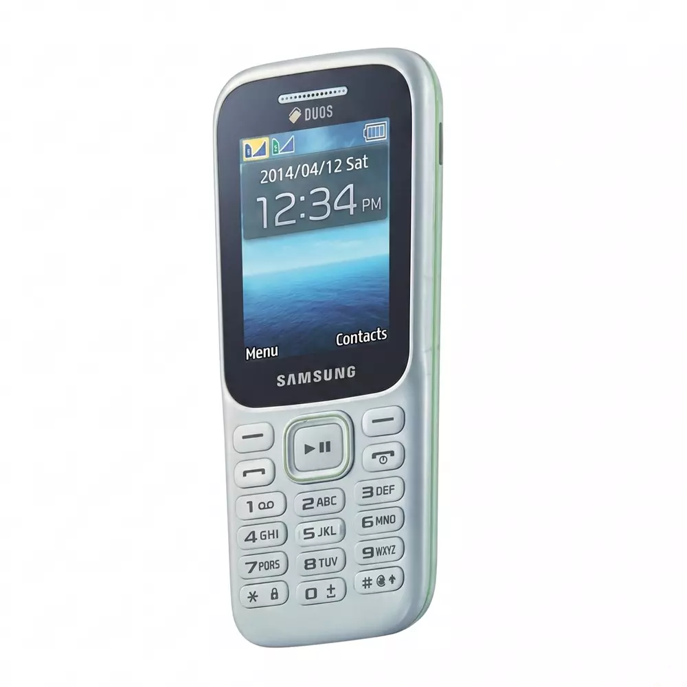 Samsung Guru Music 2 Dual Sim Keypad Phone, White  (SM-B310E)