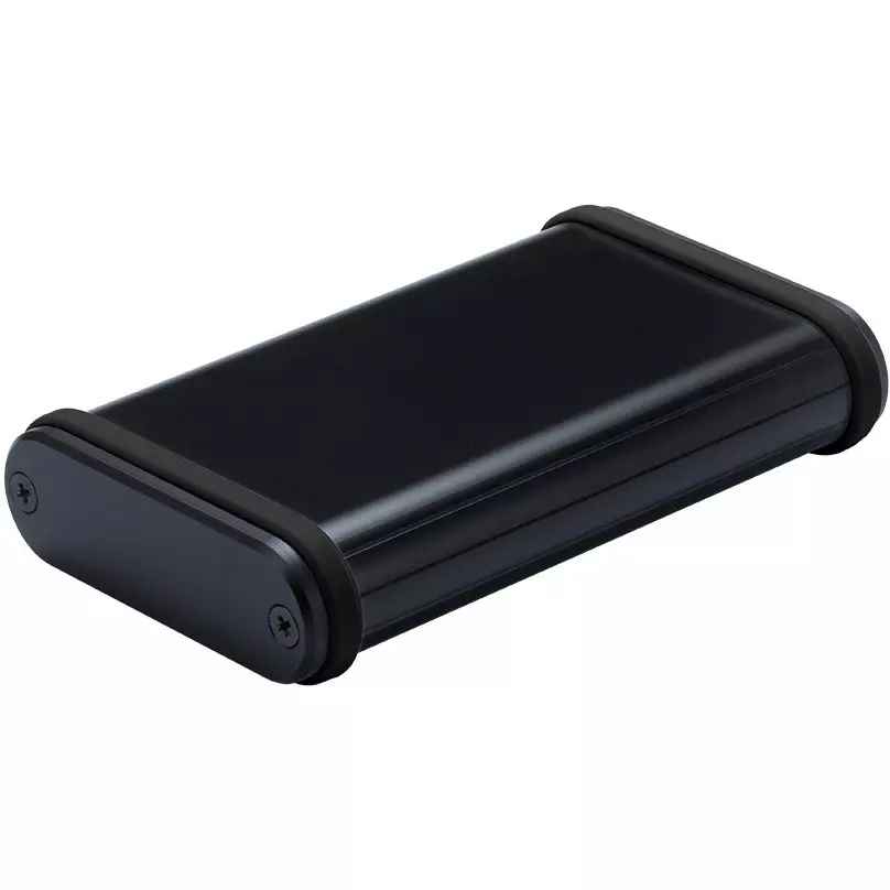 TAKACHI MXB Series Aluminum Mobile Case with Silicone Band 59.6x20.3x96 mm, MXB2-6-10BBP