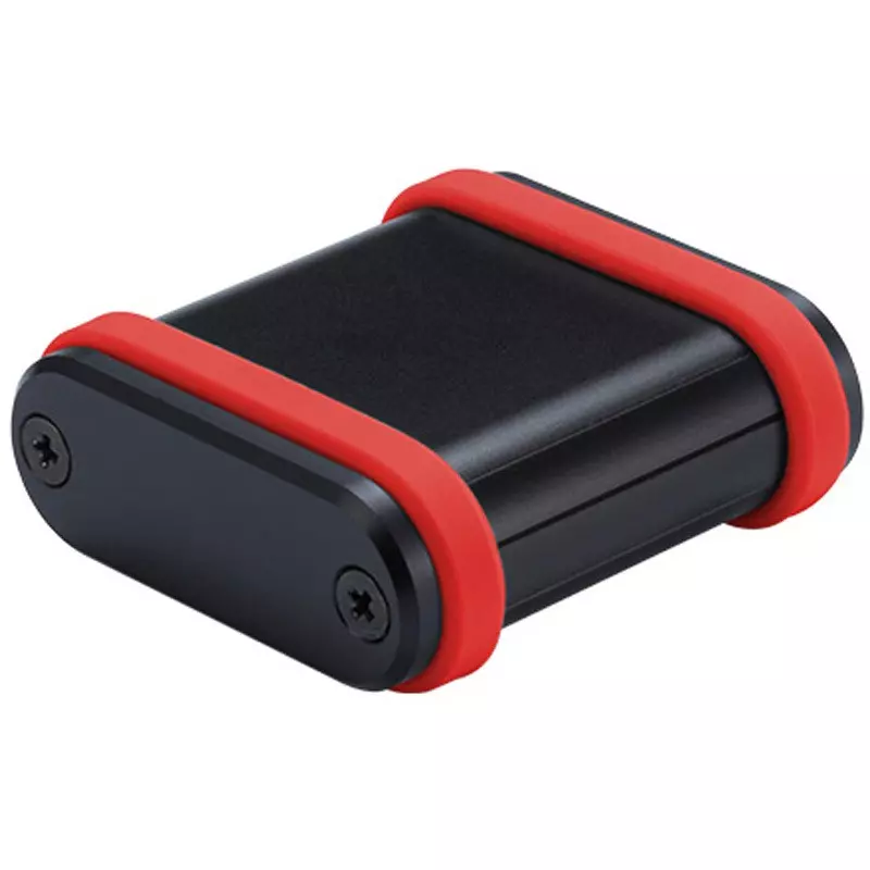TAKACHI MXB Series Aluminum Mobile Case with Silicone Band 43.6x18x44 mm, MXB2-4-4BRP