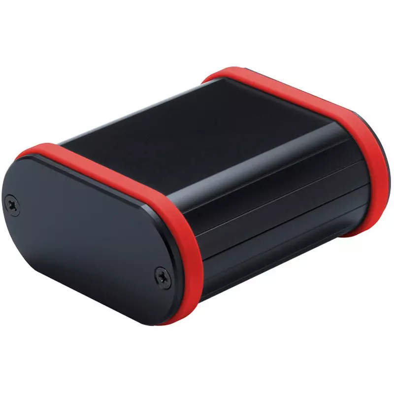 TAKACHI MXB Series Aluminum Mobile Case with Silicone Band 72x38.2x82 mm, MXB4-7-8BRP