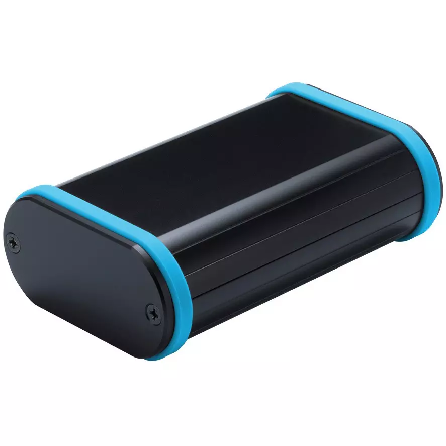 TAKACHI MXB Series Aluminum Mobile Case with Silicone Band 72x38.2x112 mm, MXB4-7-11BCP