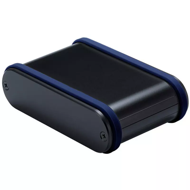 TAKACHI MXB Series Aluminum Mobile Case with Silicone Band 113.9x33.5x72 mm, MXB3-11-7BNP