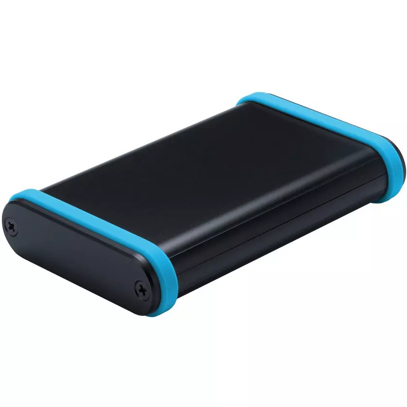 TAKACHI MXB Series Aluminum Mobile Case with Silicone Band 72.5x23.5x114 mm, MXB2-7-11BCP