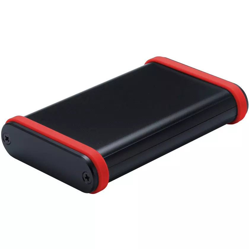 TAKACHI MXB Series Aluminum Mobile Case with Silicone Band 72.5x23.5x114 mm, MXB2-7-11BRP