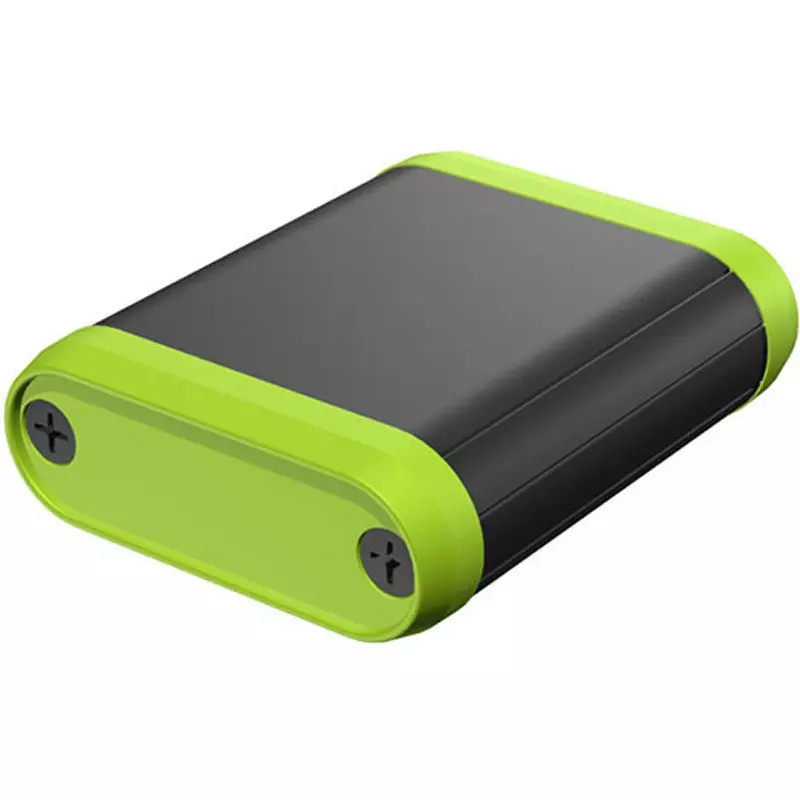 TAKACHI MX Series Round Mobile Case 41x15x50 mm black / lime, MX2-4-5BLH