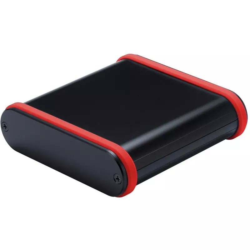 TAKACHI MXB Series Aluminum Mobile Case with Silicone Band 113.9x33.5x112 mm, MXB3-11-11BRP