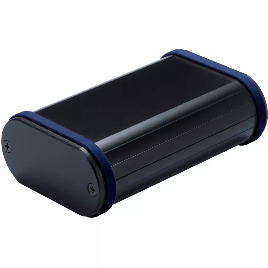 TAKACHI MXB Series Aluminum Mobile Case with Silicone Band 72x38.2x112 mm, MXB4-7-11BNP