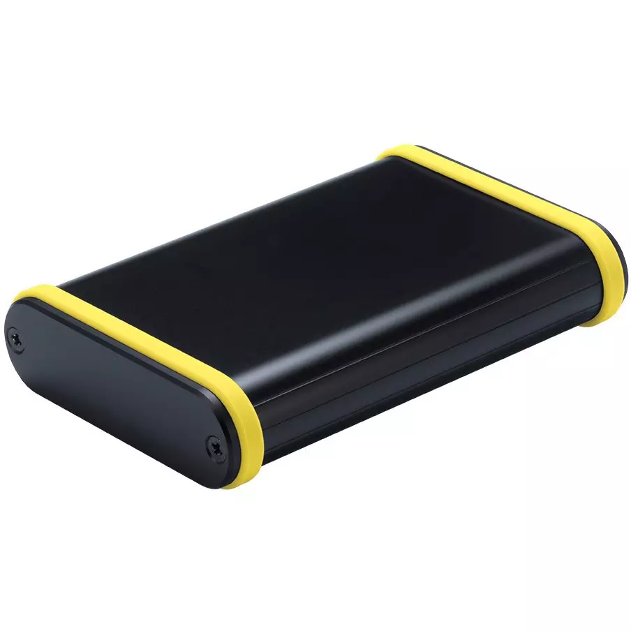 TAKACHI MXB Series Aluminum Mobile Case with Silicone Band 84.8x26.5x124 mm, MXB2-8-12BYP