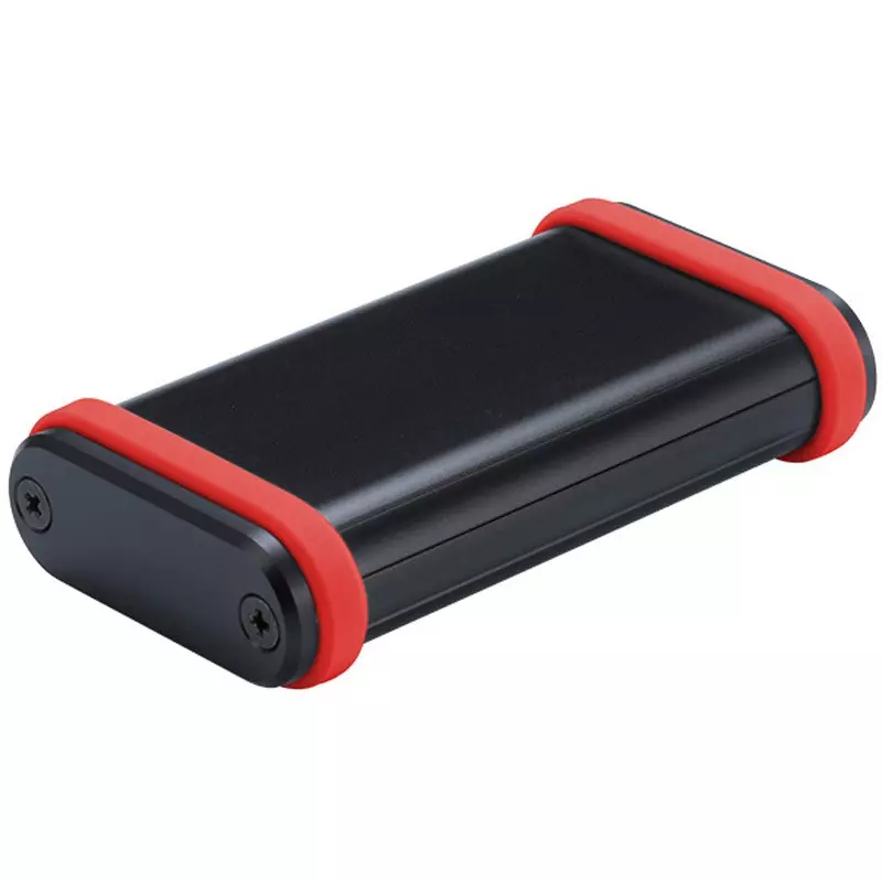 TAKACHI MXB Series Aluminum Mobile Case with Silicone Band 43.6x18x74 mm, MXB2-4-7BRP