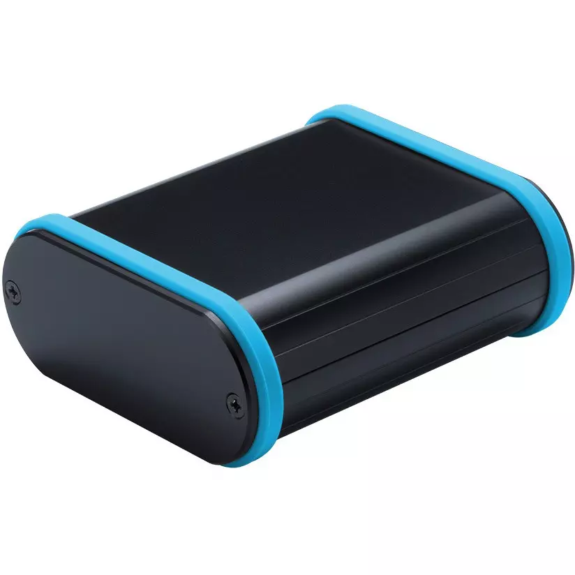 TAKACHI MXB Series Aluminum Mobile Case with Silicone Band 97.9x44.7x110 mm, MXB4-10-11BCP