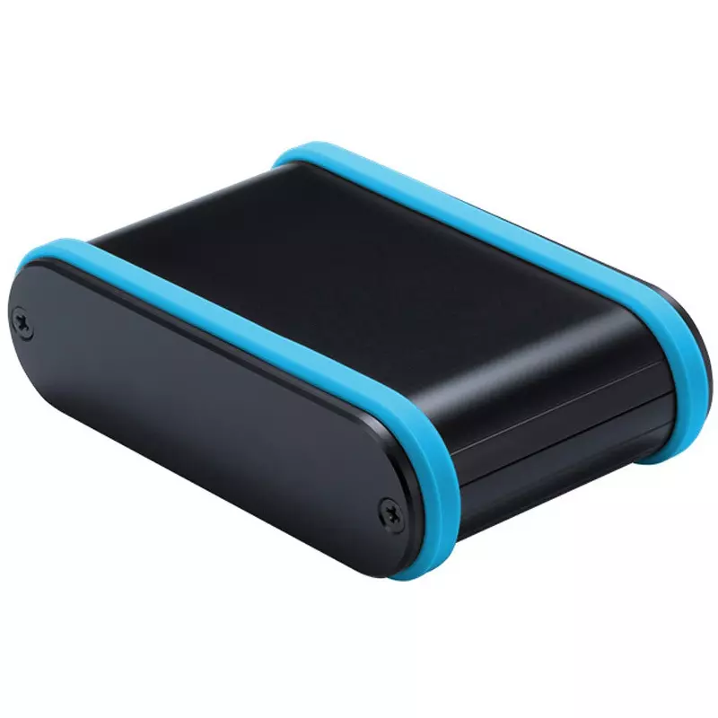 TAKACHI MXB Series Aluminum Mobile Case with Silicone Band 113.9x33.5x72 mm, MXB3-11-7BCP