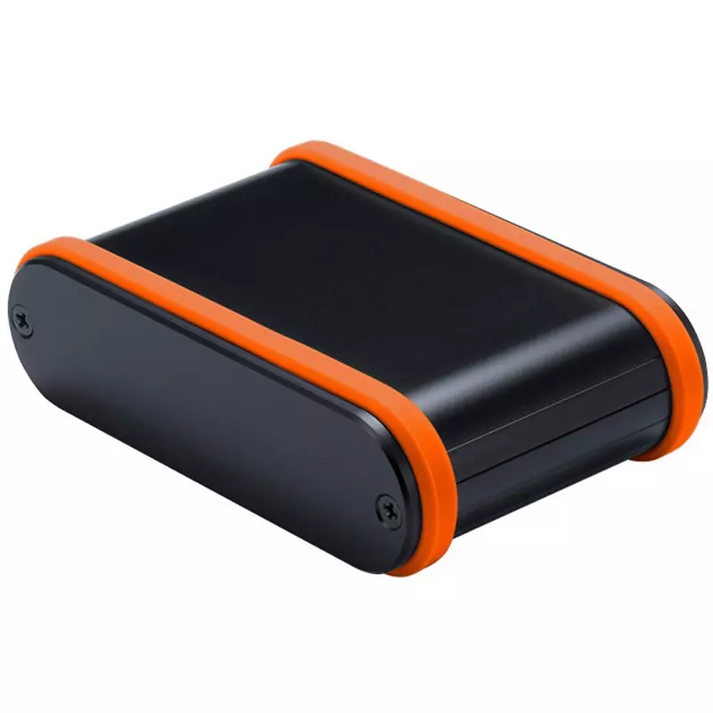 TAKACHI MXB Series Aluminum Mobile Case with Silicone Band 113.9x33.5x72 mm, MXB3-11-7BOP
