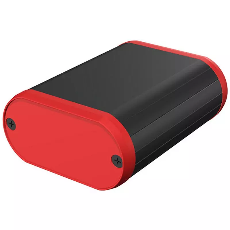TAKACHI MX Series Round Mobile Case 70x35x90 mm Black / Red, MX4-7-9BRH
