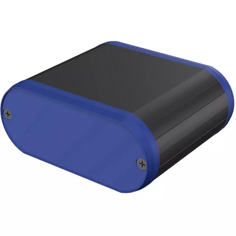 TAKACHI MX Series Round Mobile Case 95x40x80 mm Black / Navy, MX4-10-8BNH