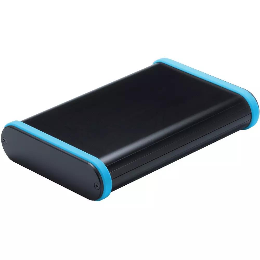 TAKACHI MXB Series Aluminum Mobile Case with Silicone Band 134x38.5x200 mm, MXB4-13-20BCP