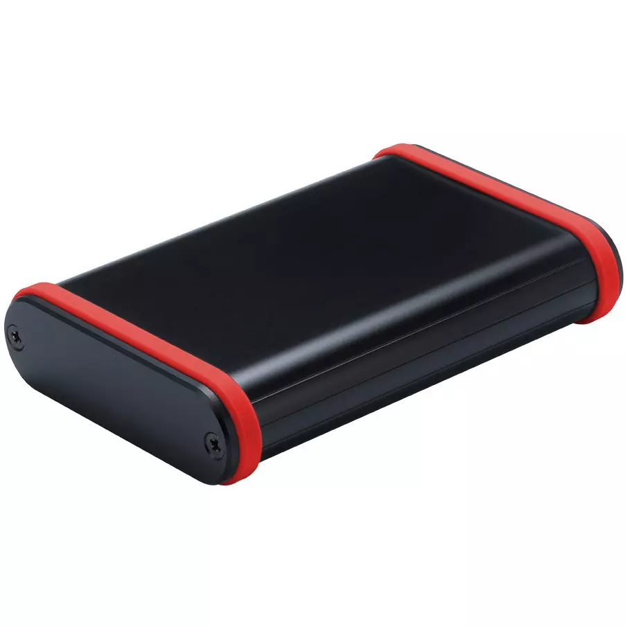 TAKACHI MXB Series Aluminum Mobile Case with Silicone Band 84.8x26.5x124 mm, MXB2-8-12BRP