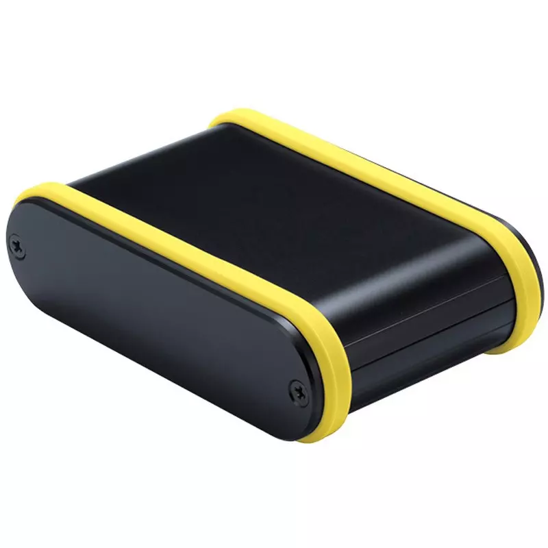 TAKACHI MXB Series Aluminum Mobile Case with Silicone Band 113.9x33.5x72 mm, MXB3-11-7BYP