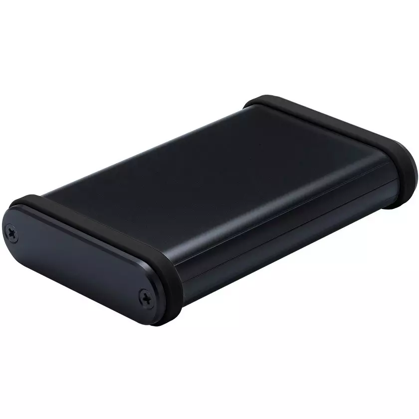 TAKACHI MXB Series Aluminum Mobile Case with Silicone Band 72.5x23.5x114 mm, MXB2-7-11BBP