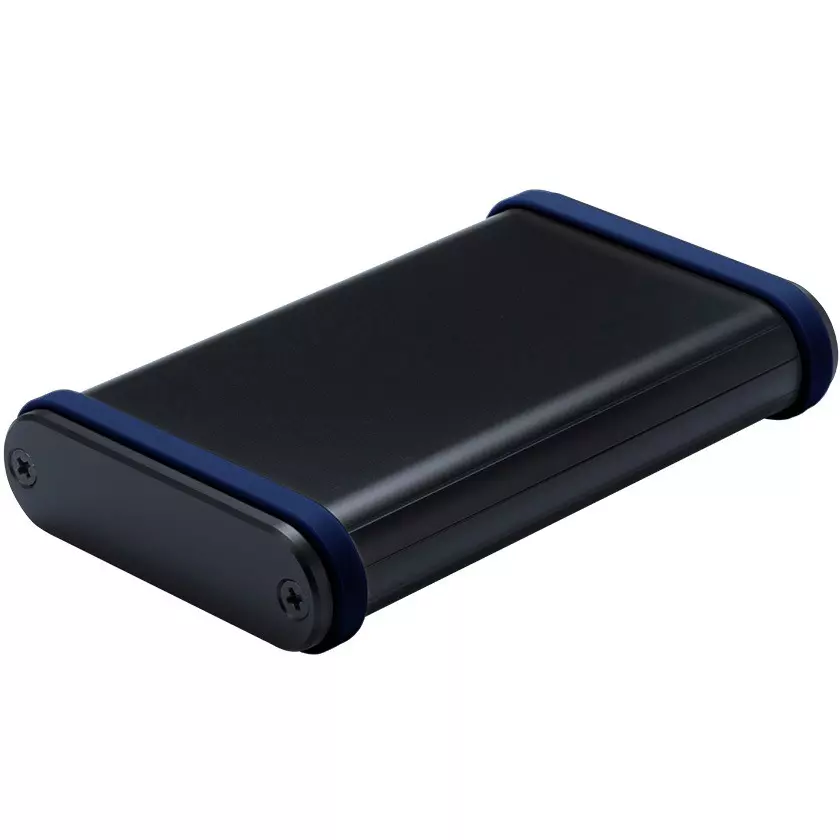 TAKACHI MXB Series Aluminum Mobile Case with Silicone Band 72.5x23.5x114 mm, MXB2-7-11BNP