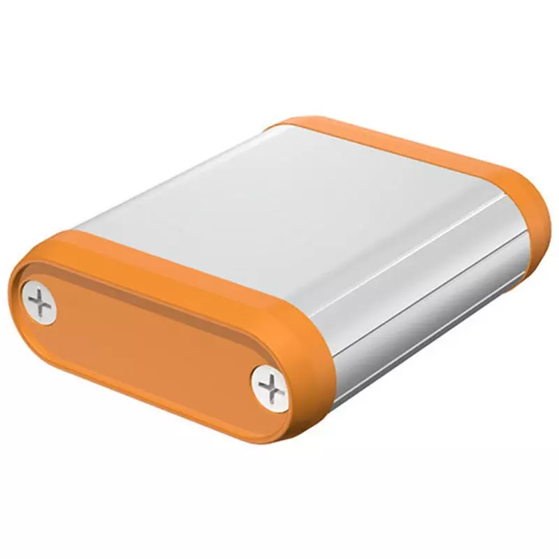 TAKACHI MX Series Round Mobile Case 41x15x50 mm Silver / Orange, MX2-4-5SOH