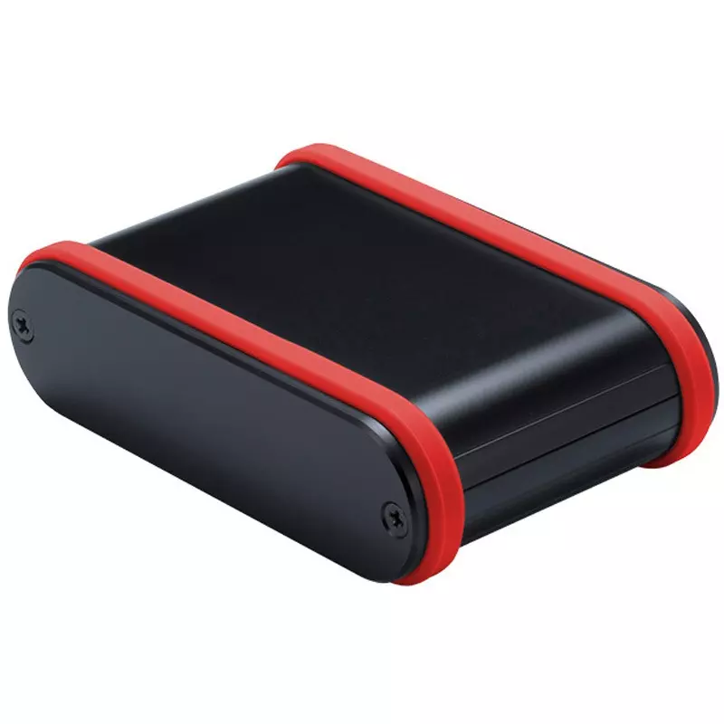 TAKACHI MXB Series Aluminum Mobile Case with Silicone Band 113.9x33.5x72 mm, MXB3-11-7BRP