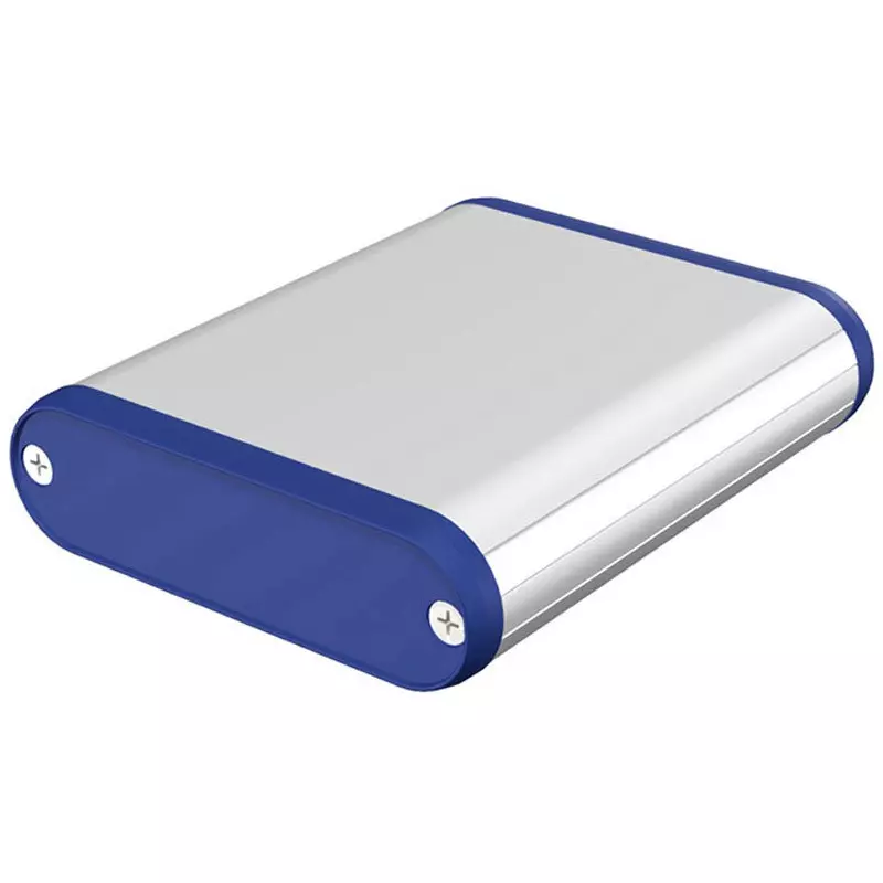 TAKACHI MX Series Round Mobile Case 82x24x100 mm Silver / Navy, MX2-8-10SNH