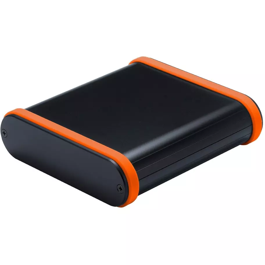 TAKACHI MXB Series Aluminum Mobile Case with Silicone Band 134x38.5x140 mm, MXB4-13-14BOP