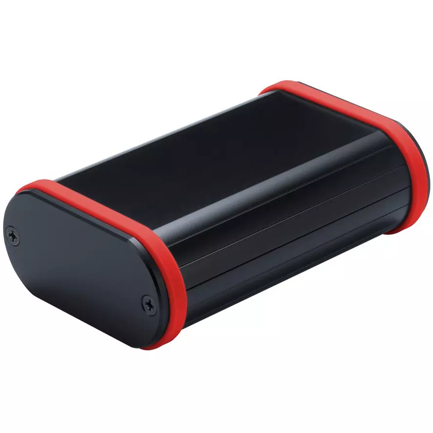 TAKACHI MXB Series Aluminum Mobile Case with Silicone Band 72x38.2x112 mm, MXB4-7-11BRP
