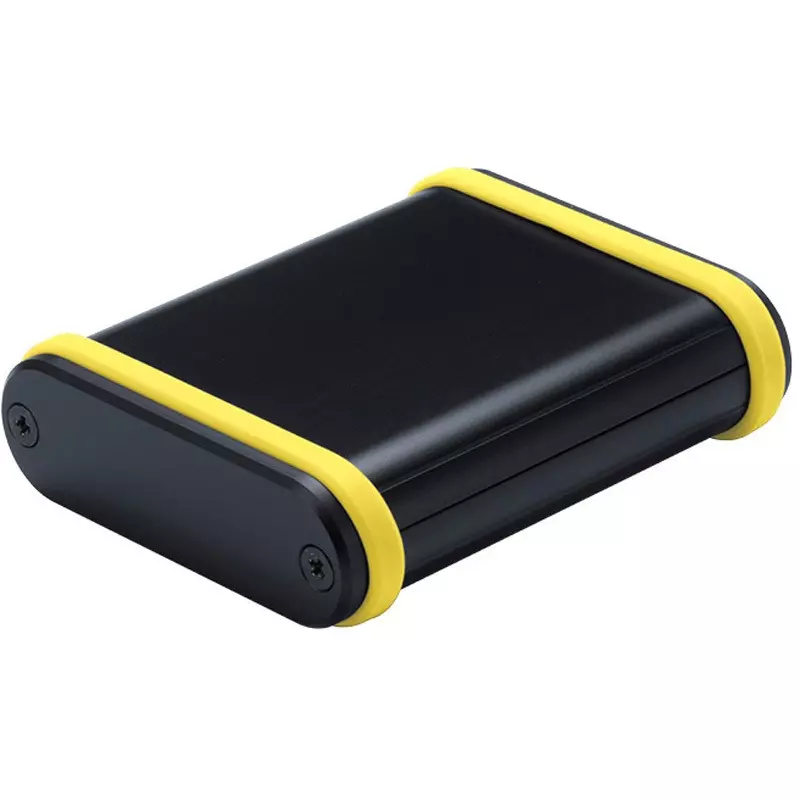 TAKACHI MXB Series Aluminum Mobile Case with Silicone Band 59.6x20.3x71 mm, MXB2-6-7BYP